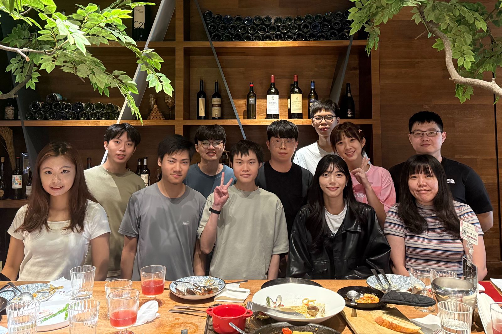 HUB Lab members at the lab's first lunch together, Hsinchu